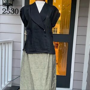 Barry Bricken Linen Skirt